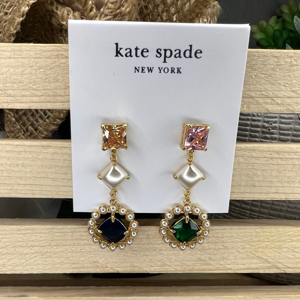 Kate Spade Victoria Linear Drop Earrings
